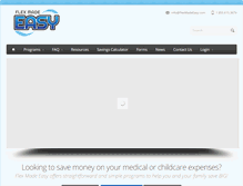 Tablet Screenshot of flexmadeeasy.com